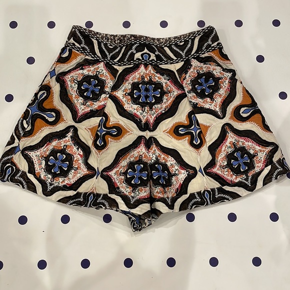 ULLA JOHNSON Tarig Printed Shorts - Picture 8 of 11